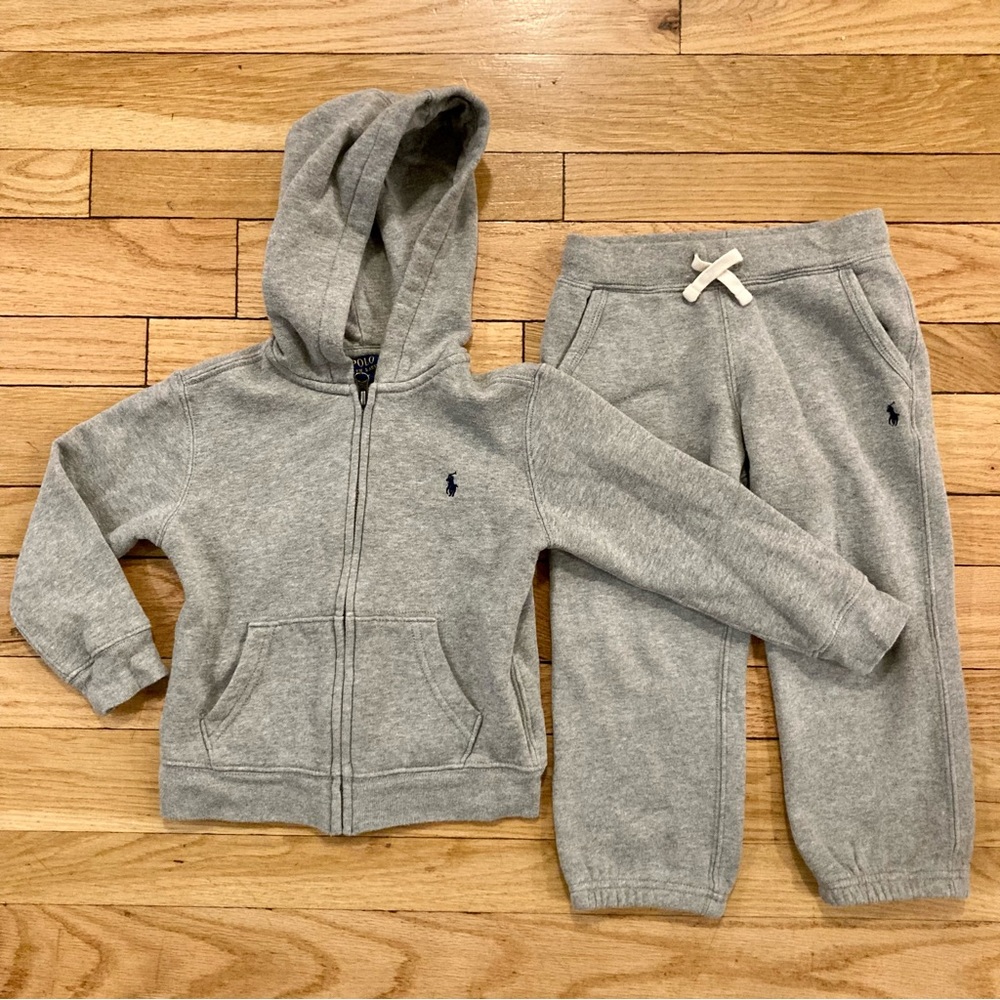 Polo Ralph Lauren Kids Gray Sweatsuit EUC